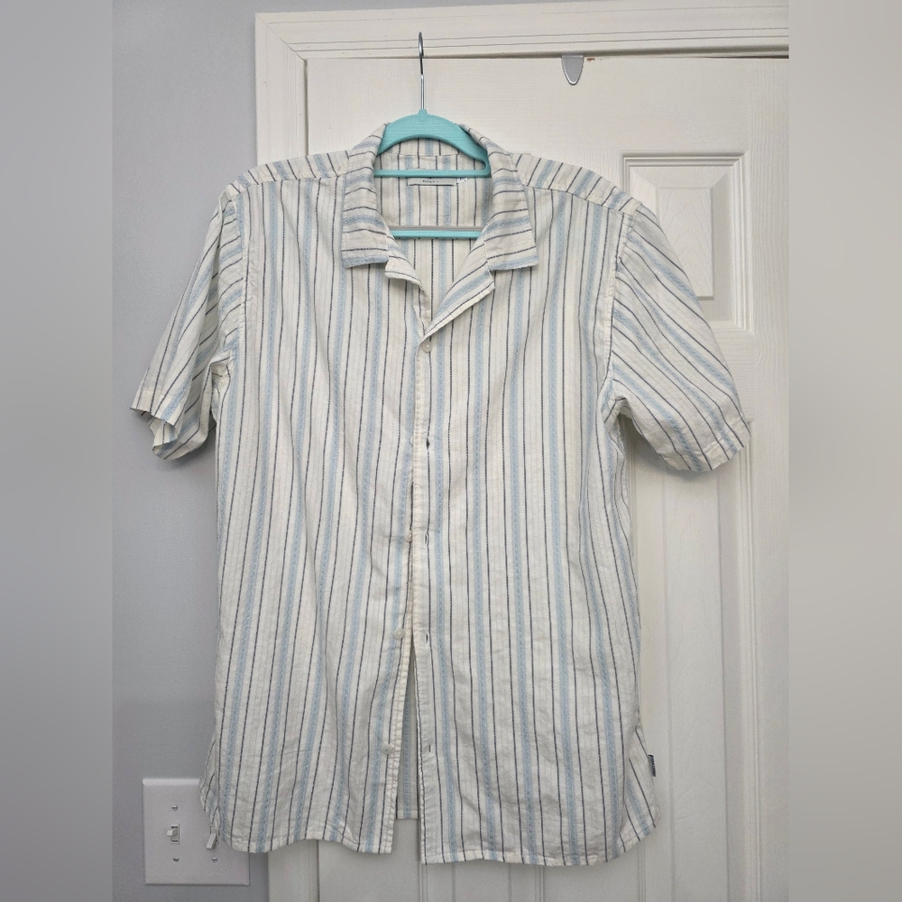 Striped Men's Button Down Shirt
